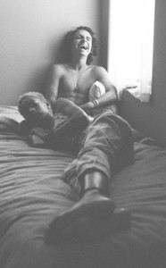 This picture of Willow Smith, lounging in the bed with Moises Arias, has caused outrage among parents everywhere.   (photo credit:  Moises Arias via Instagram)